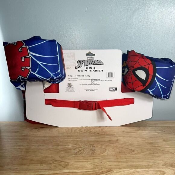 Spiderman Marvel 2 in 1 Swim Trainer 2-4 Years 33-45 pounds What Kids Want - Picture 7 of 10
